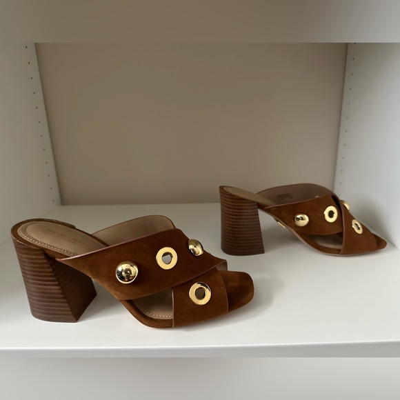 Michael Kors Collection Brianna Suede Mule - Picture 4 of 9